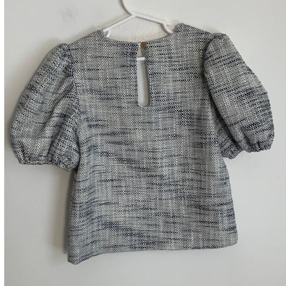 Brown Bowen‎ & Company Tillie Top 2.0- Nantucket Navy Tweed size 10 - Picture 7 of 7